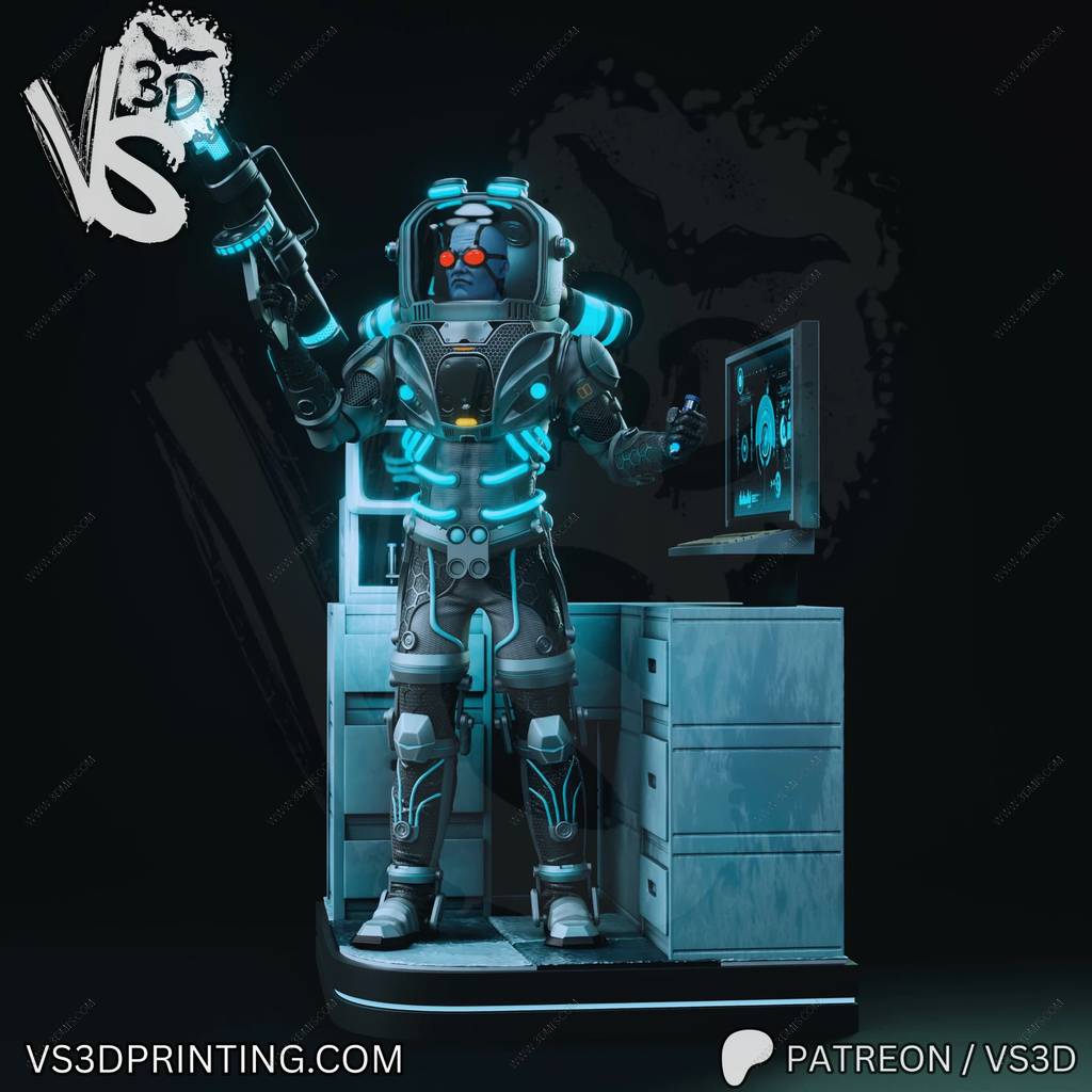 P站图纸印象馆 VS3D DC漫画 急冻人 VS3D DC漫画 急冻人