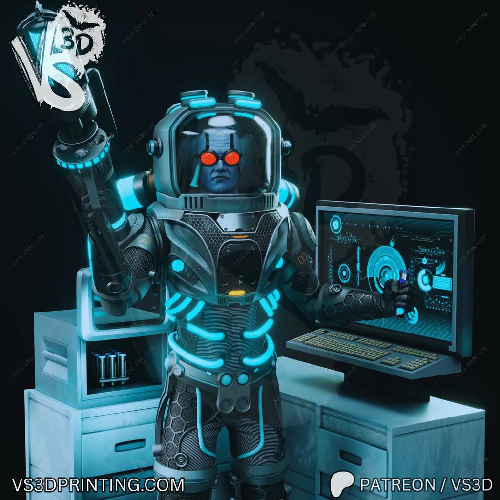 P站图纸印象馆 VS3D DC漫画 急冻人 VS3D DC漫画 急冻人