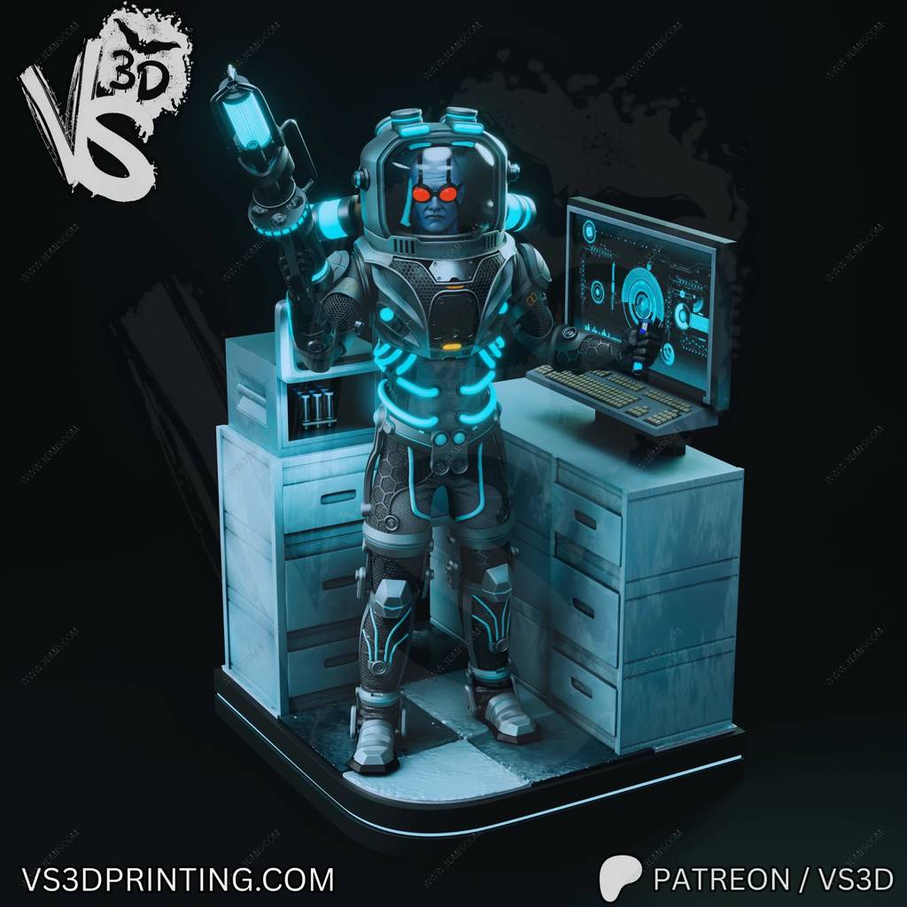 P站图纸印象馆 VS3D DC漫画 急冻人 VS3D DC漫画 急冻人