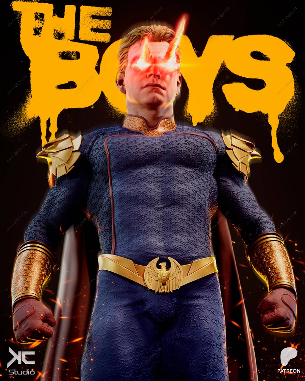 P站图纸印象馆 KcStudio 黑袍纠察队 祖国人 KcStudio 黑袍纠察队 祖国人