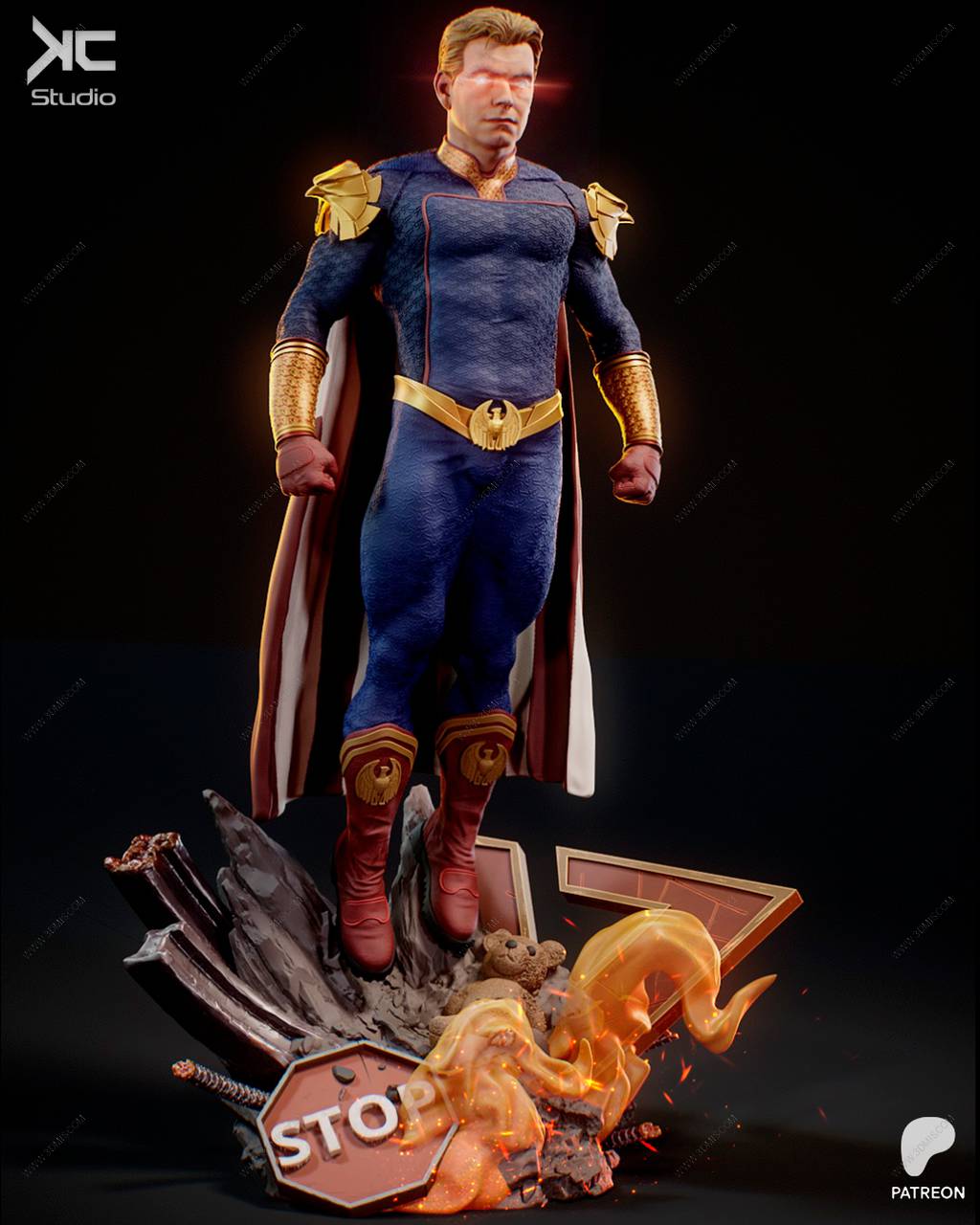 P站图纸印象馆 KcStudio 黑袍纠察队 祖国人 KcStudio 黑袍纠察队 祖国人