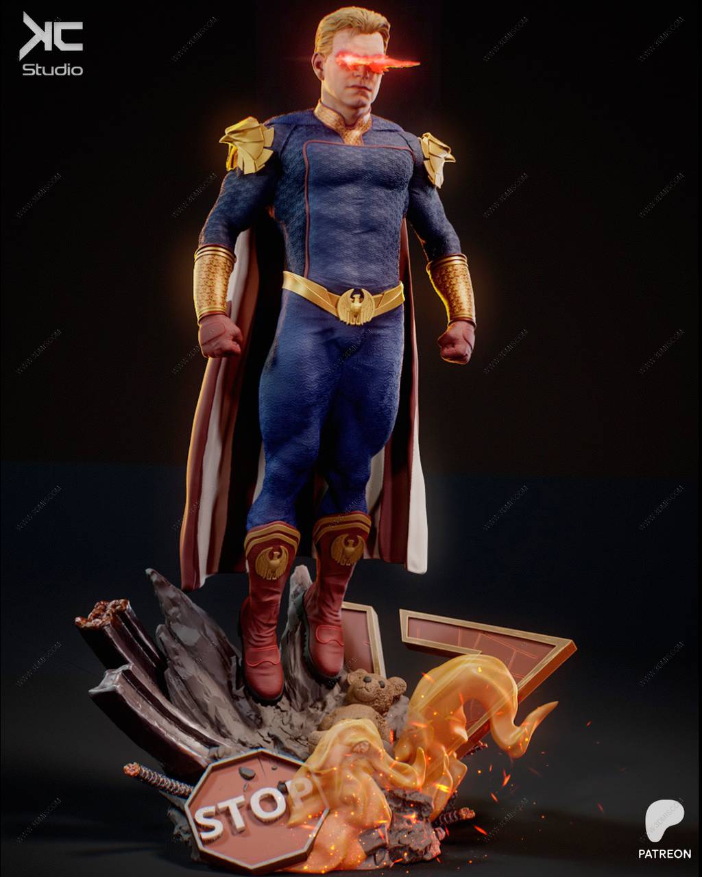 P站图纸印象馆 KcStudio 黑袍纠察队 祖国人 KcStudio 黑袍纠察队 祖国人