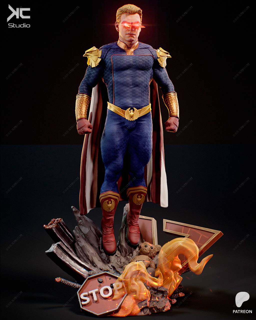 P站图纸印象馆 KcStudio 黑袍纠察队 祖国人 KcStudio 黑袍纠察队 祖国人