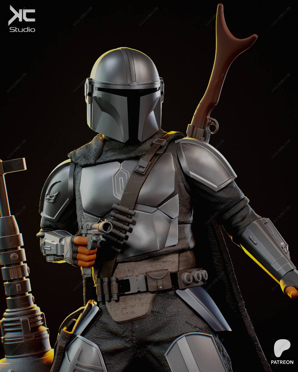 P站图纸印象馆 KcStudio 星球大战 曼达洛人 KcStudio 星球大战 曼达洛人