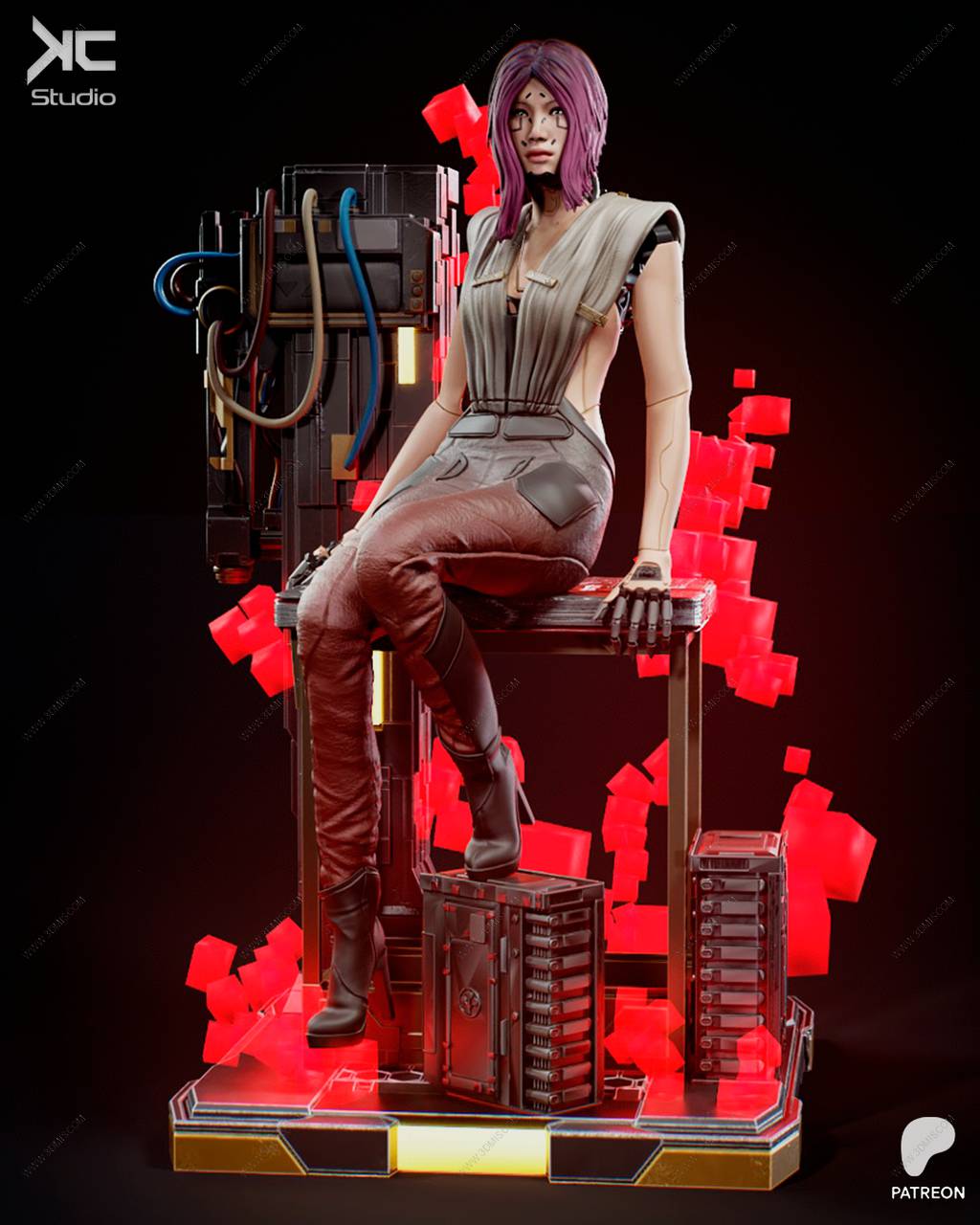 P站图纸印象馆 KcStudio 赛博朋克2077 告密者 KcStudio 赛博朋克2077 告密者