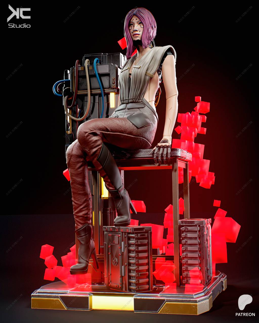 P站图纸印象馆 KcStudio 赛博朋克2077 告密者 KcStudio 赛博朋克2077 告密者