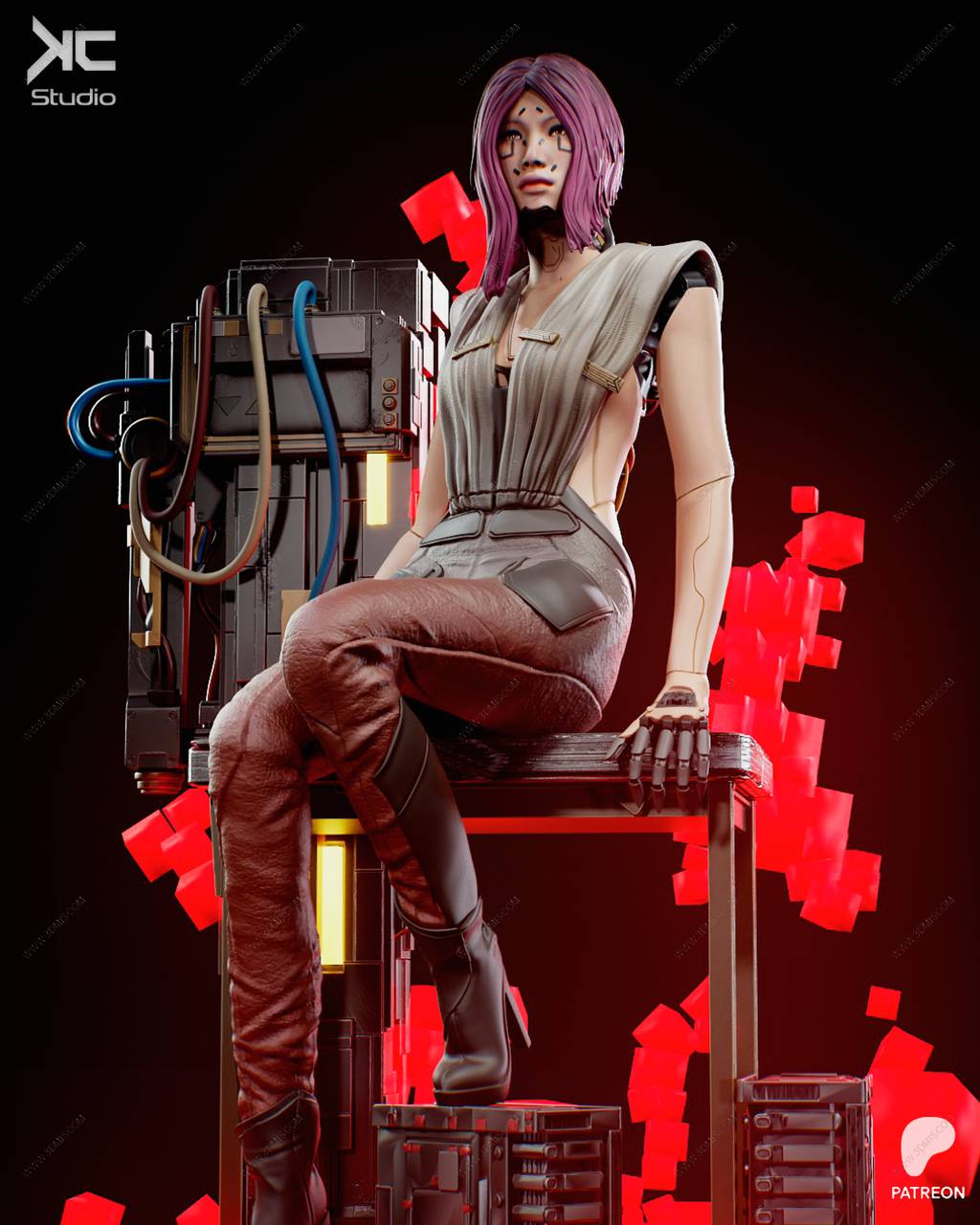 P站图纸印象馆 KcStudio 赛博朋克2077 告密者 KcStudio 赛博朋克2077 告密者