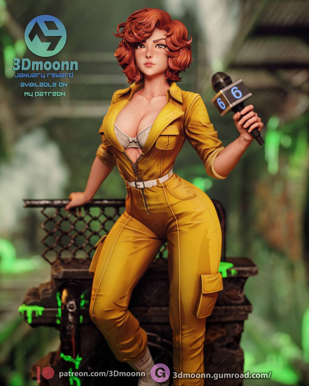 P站图纸印象馆 3Dmoonn 忍者神龟 爱普奥尼尔 3Dmoonn 忍者神龟 爱普奥尼尔