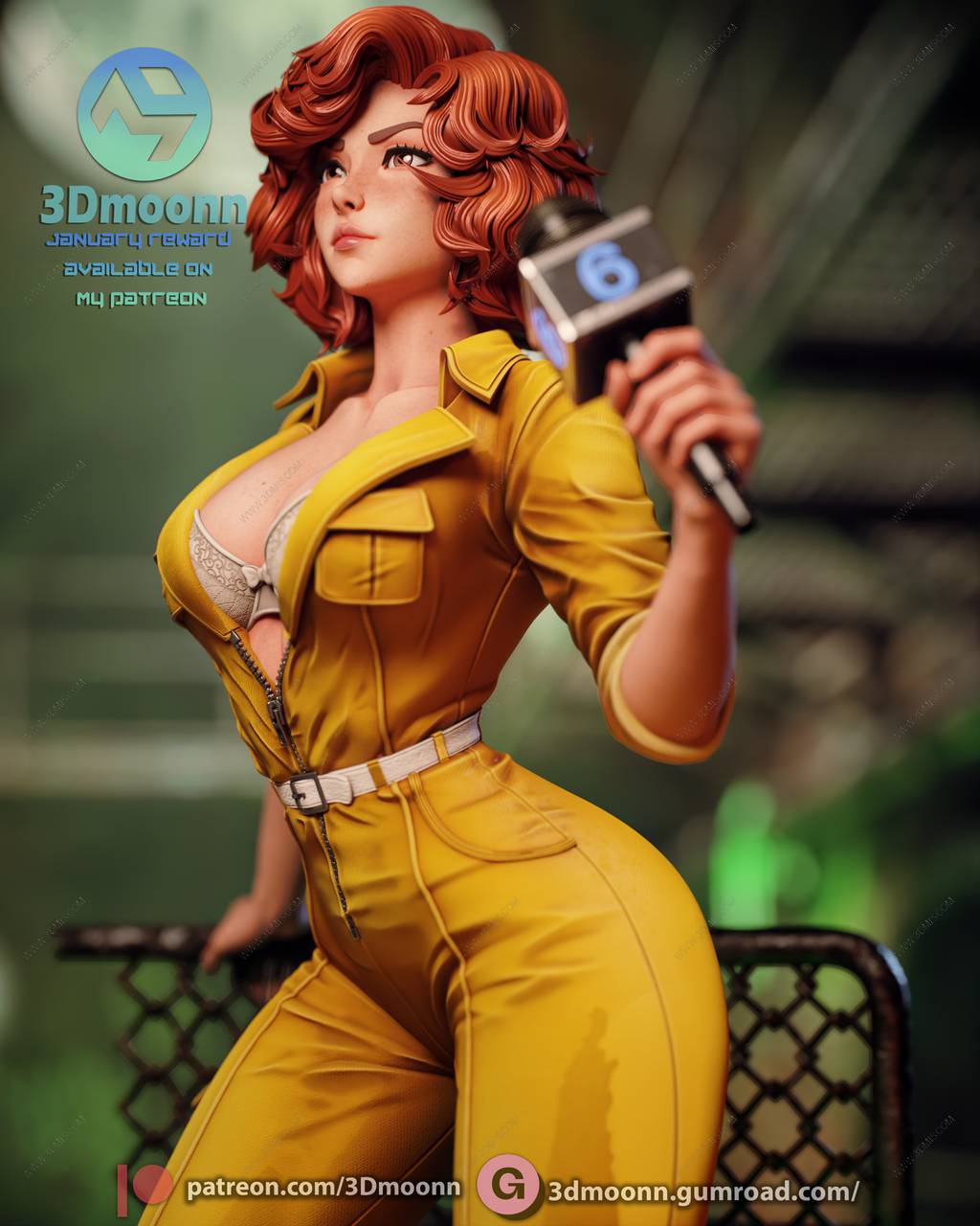 P站图纸印象馆 3Dmoonn 忍者神龟 爱普奥尼尔 3Dmoonn 忍者神龟 爱普奥尼尔