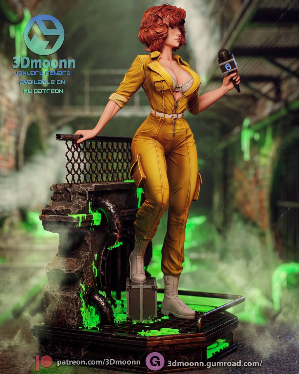 P站图纸印象馆 3Dmoonn 忍者神龟 爱普奥尼尔 3Dmoonn 忍者神龟 爱普奥尼尔