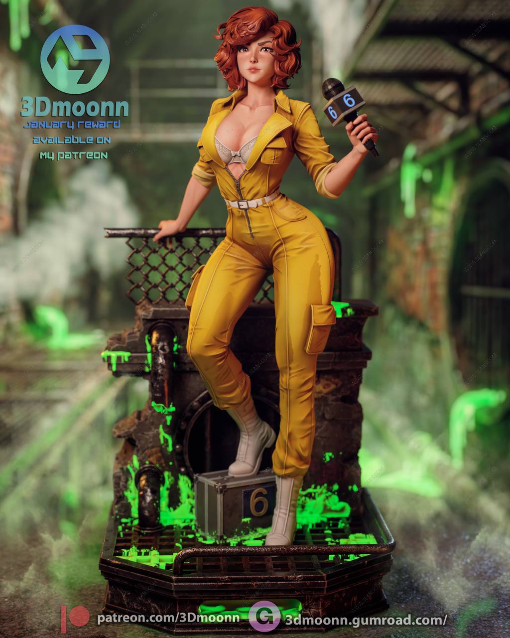 P站图纸印象馆 3Dmoonn 忍者神龟 爱普奥尼尔 3Dmoonn 忍者神龟 爱普奥尼尔