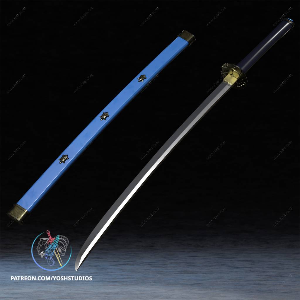 P站图纸印象馆 Yosh 使命召唤 莱昂纳多武士刀 Yosh 使命召唤 莱昂纳多武士刀