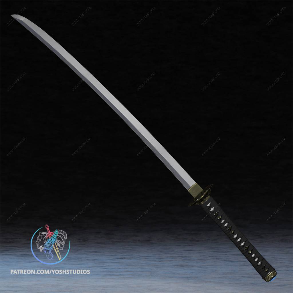 P站图纸印象馆 Yosh 使命召唤 莱昂纳多武士刀 Yosh 使命召唤 莱昂纳多武士刀