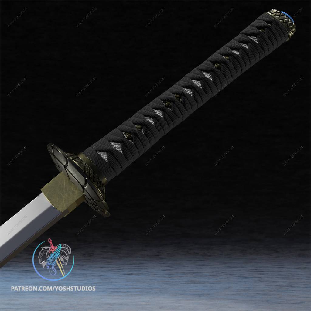 P站图纸印象馆 Yosh 使命召唤 莱昂纳多武士刀 Yosh 使命召唤 莱昂纳多武士刀