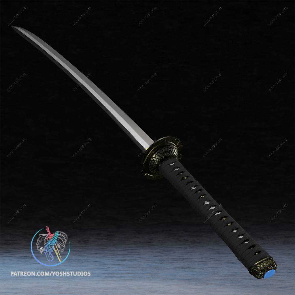 P站图纸印象馆 Yosh 使命召唤 莱昂纳多武士刀 Yosh 使命召唤 莱昂纳多武士刀