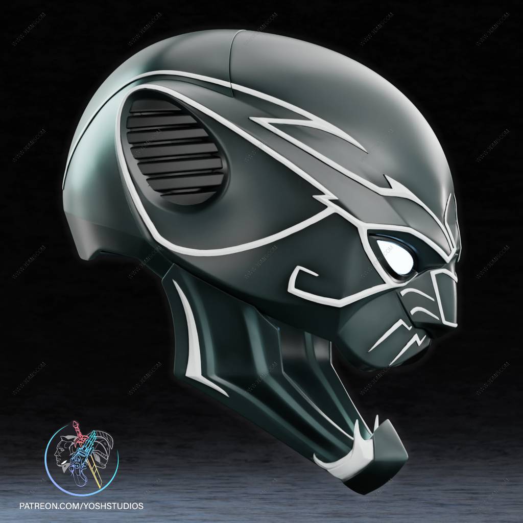 P站图纸印象馆 Yosh 漫威 黑豹的头罩 Yosh 漫威 黑豹的头罩