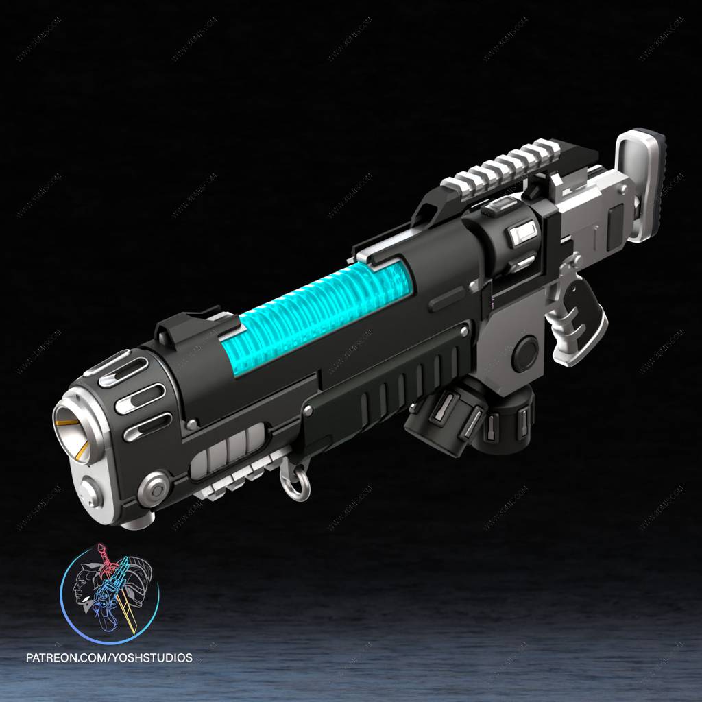 P站图纸印象馆 Yosh 战锤4K 等离子焚化枪 Yosh 战锤4K 等离子焚化枪