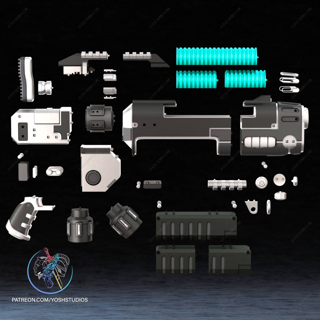 P站图纸印象馆 Yosh 战锤4K 等离子焚化枪 Yosh 战锤4K 等离子焚化枪