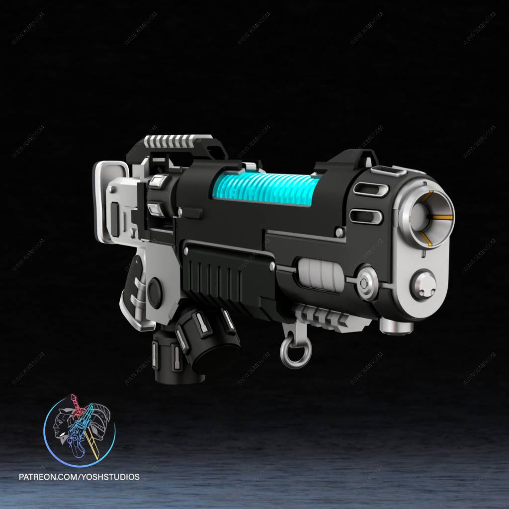 P站图纸印象馆 Yosh 战锤4K 等离子焚化枪 Yosh 战锤4K 等离子焚化枪