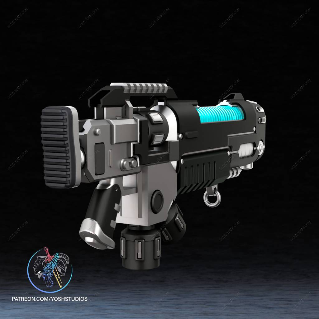 P站图纸印象馆 Yosh 战锤4K 等离子焚化枪 Yosh 战锤4K 等离子焚化枪