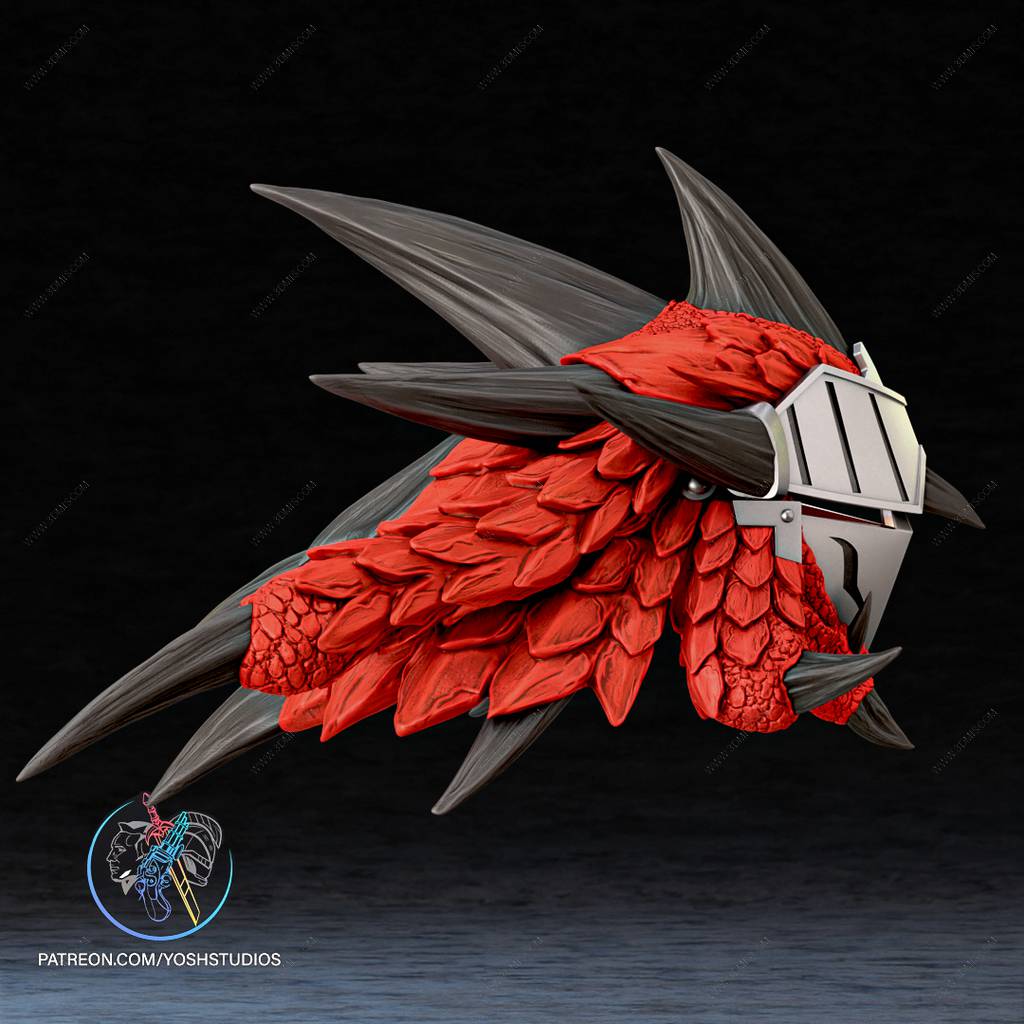 P站图纸印象馆 Yosh 怪物猎人 黑龙 Yosh 怪物猎人 黑龙