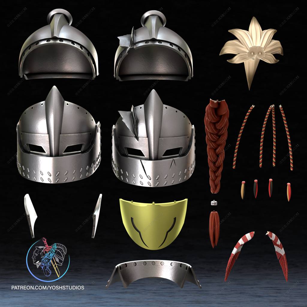 P站图纸印象馆 Yosh 怪物猎人 海境S头盔 Yosh 怪物猎人 海境S头盔