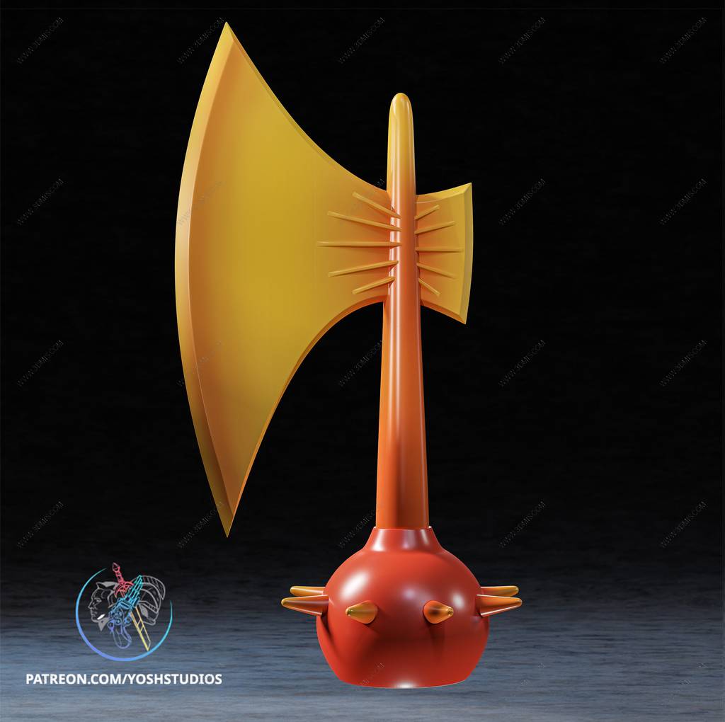 P站图纸印象馆 Yosh 变形金刚 擎天柱 能量斧 Yosh 变形金刚 擎天柱 能量斧