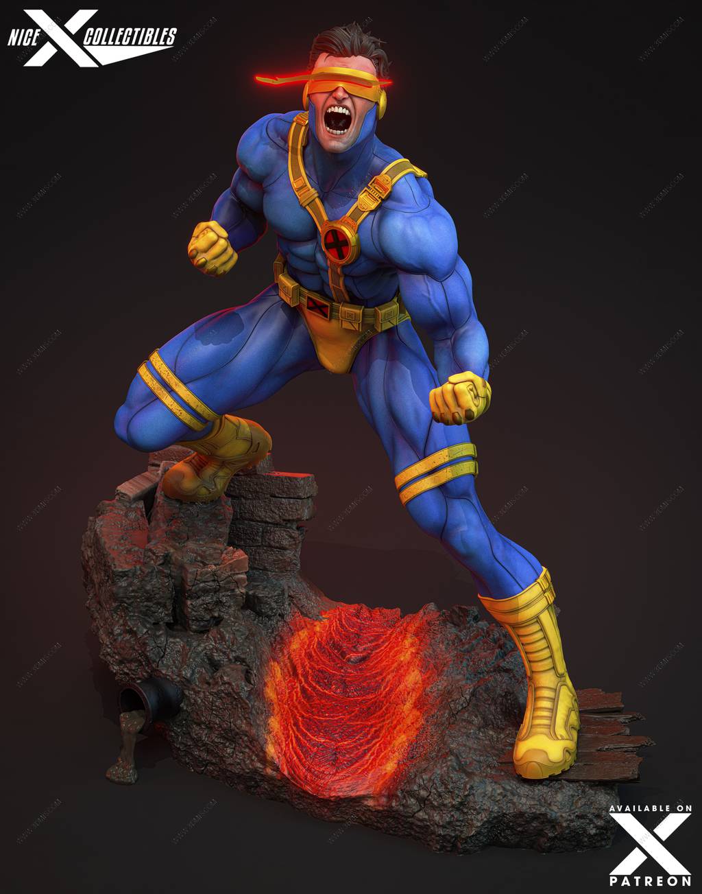 P站图纸印象馆 Nice X Collectibles 漫威 镭射眼 Nice X Collectibles 漫威 镭射眼