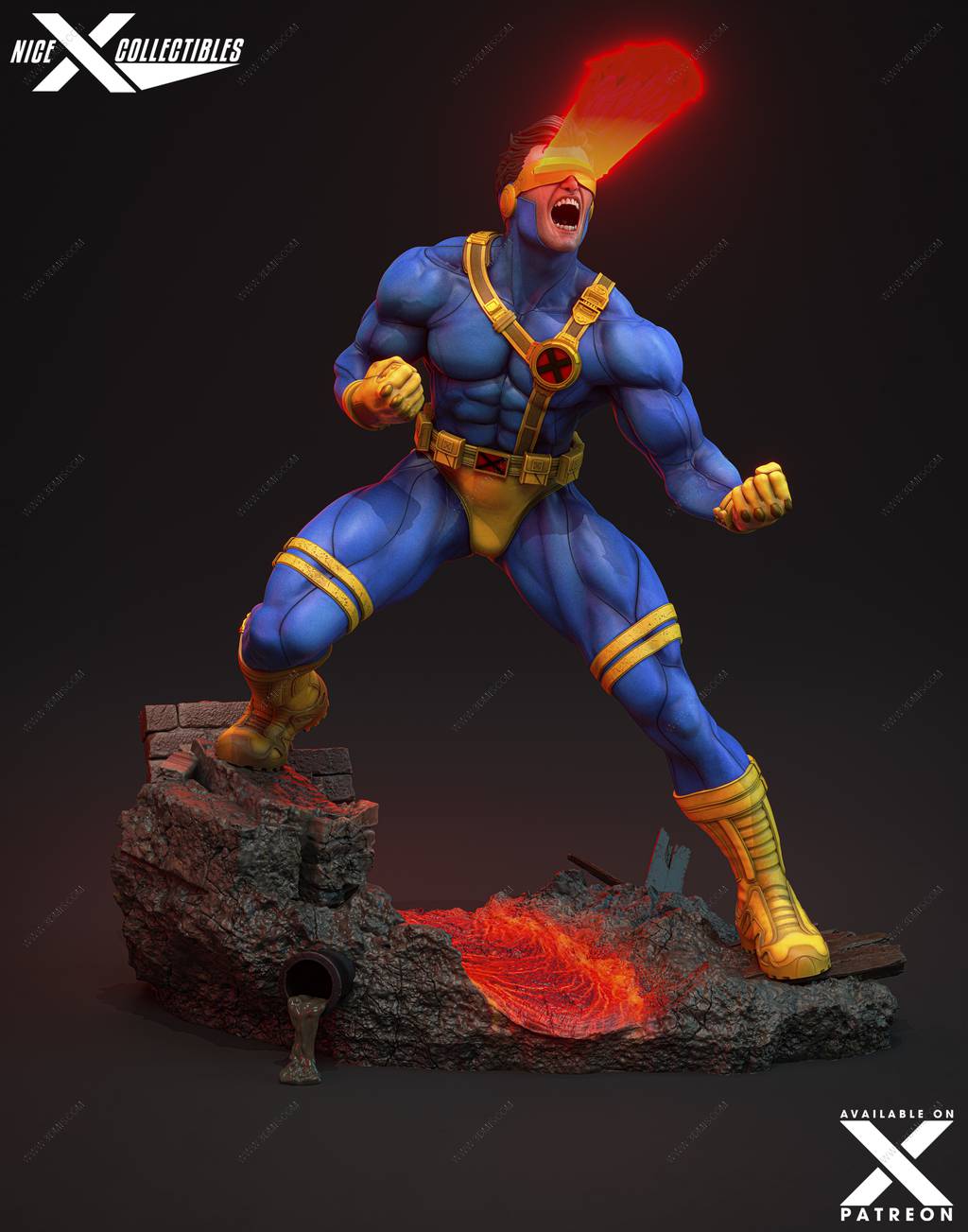 P站图纸印象馆 Nice X Collectibles 漫威 镭射眼 Nice X Collectibles 漫威 镭射眼