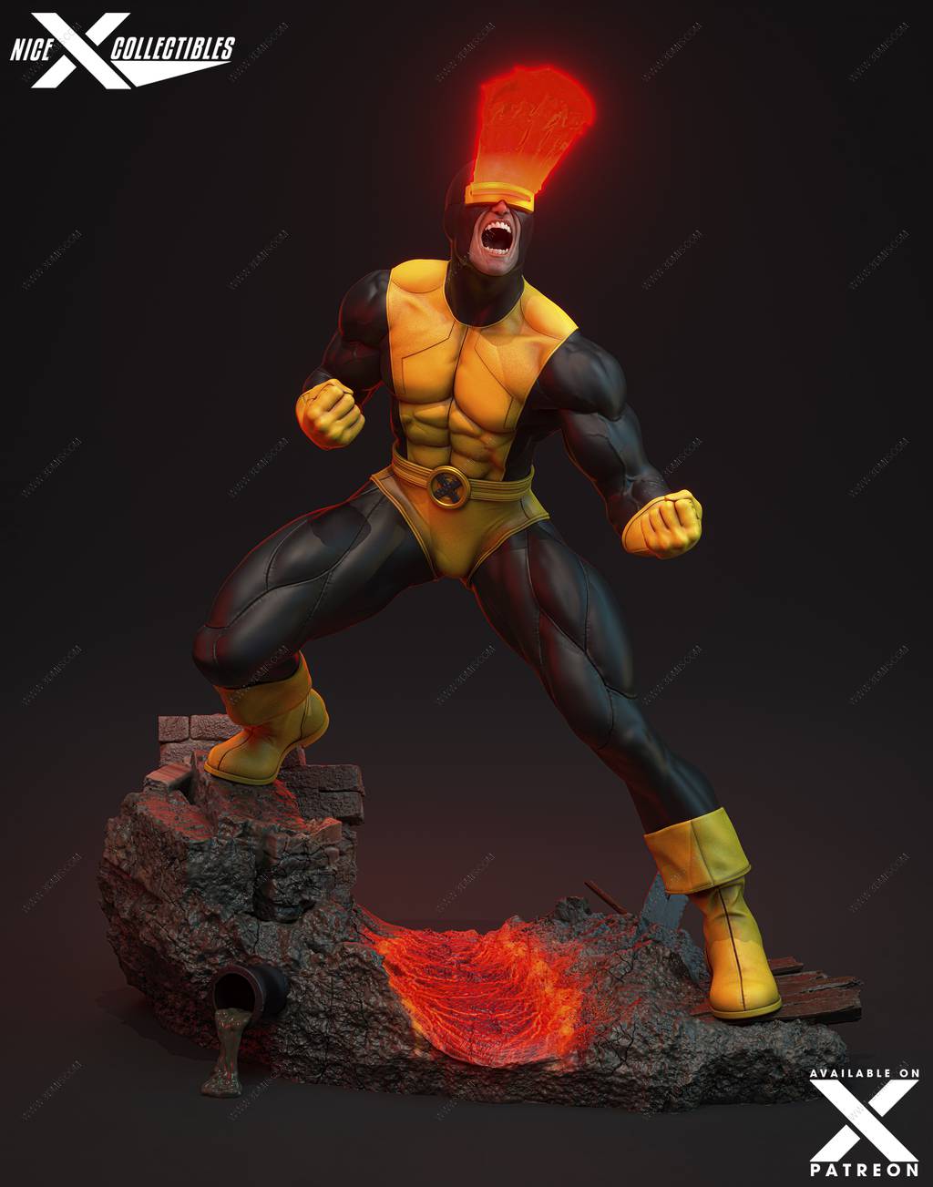 P站图纸印象馆 Nice X Collectibles 漫威 镭射眼 Nice X Collectibles 漫威 镭射眼