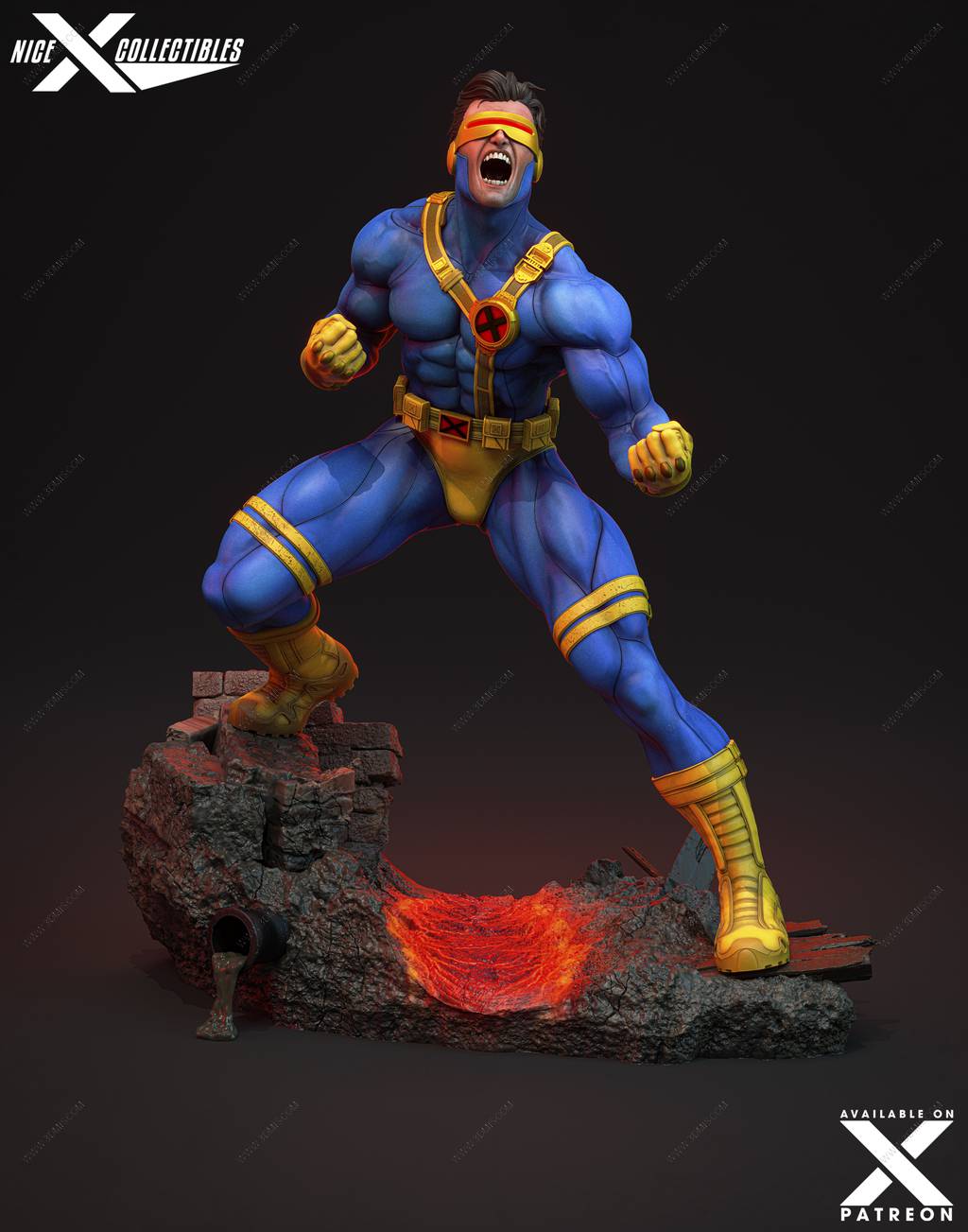 P站图纸印象馆 Nice X Collectibles 漫威 镭射眼 Nice X Collectibles 漫威 镭射眼