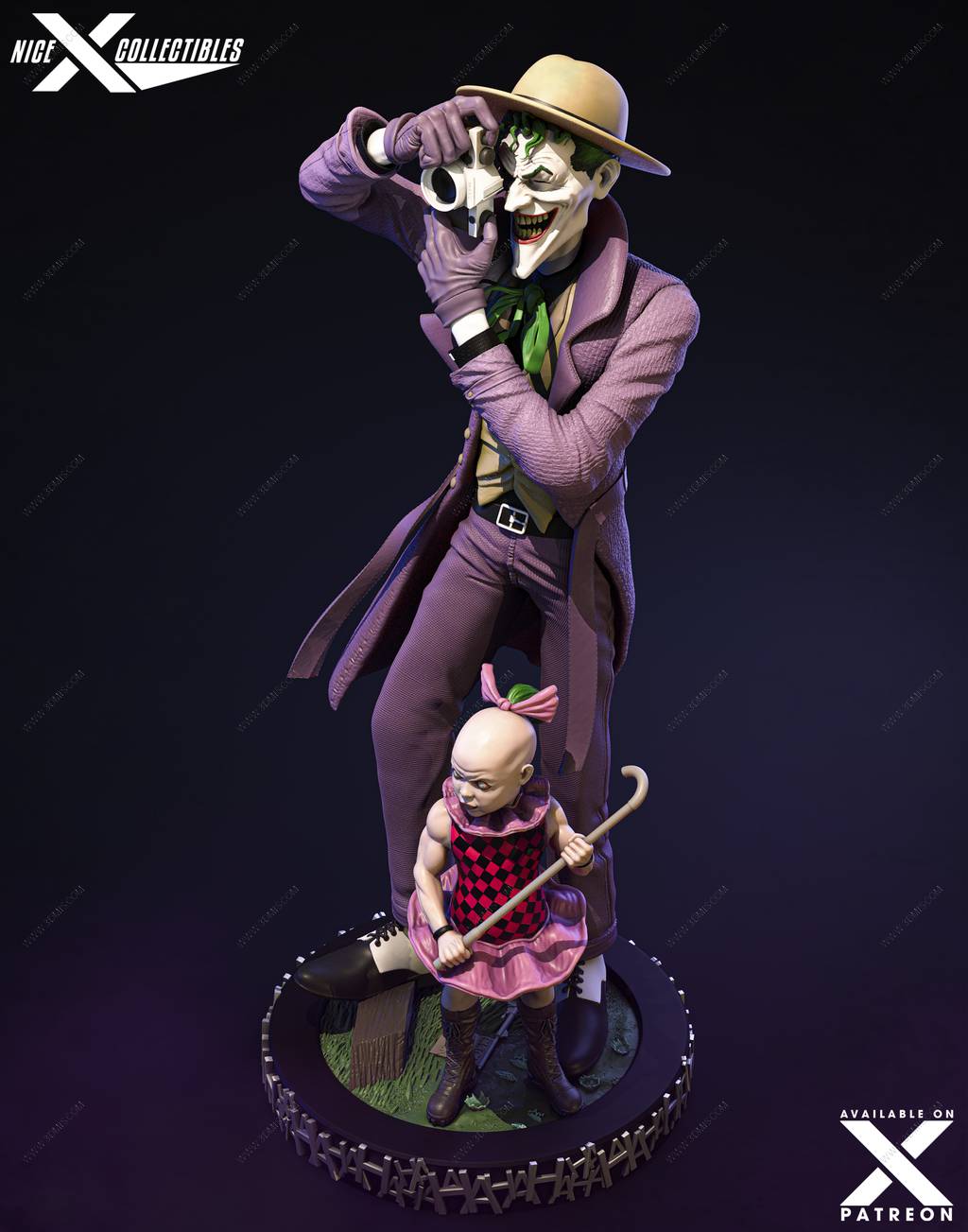 P站图纸印象馆 Nice X Collectibles DC漫画 小丑 Nice X Collectibles DC漫画 小丑