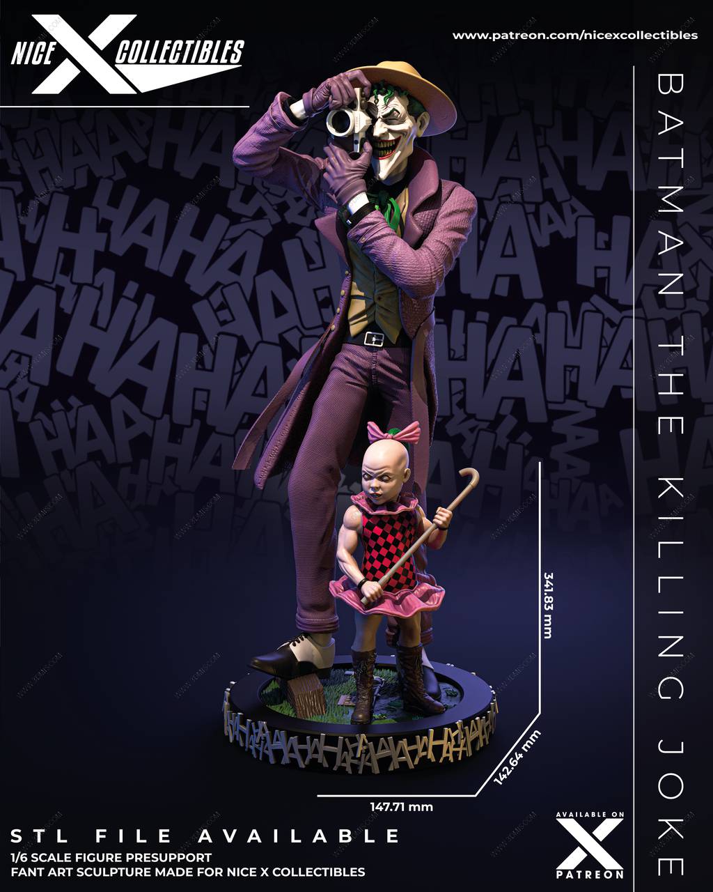 P站图纸印象馆 Nice X Collectibles DC漫画 小丑 Nice X Collectibles DC漫画 小丑