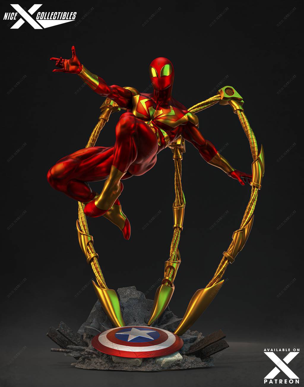 P站图纸印象馆 Nice X Collectibles 漫威 钢铁蜘蛛侠 Nice X Collectibles 漫威 钢铁蜘蛛侠