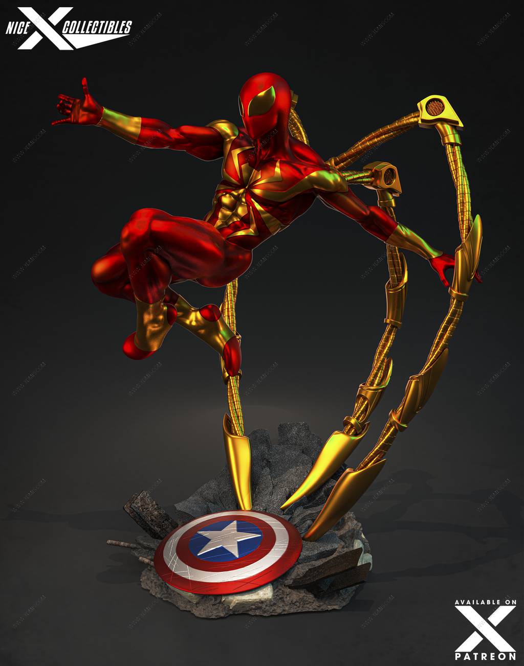 P站图纸印象馆 Nice X Collectibles 漫威 钢铁蜘蛛侠 Nice X Collectibles 漫威 钢铁蜘蛛侠