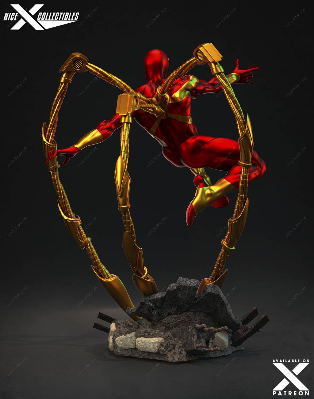 P站图纸印象馆 Nice X Collectibles 漫威 钢铁蜘蛛侠 Nice X Collectibles 漫威 钢铁蜘蛛侠