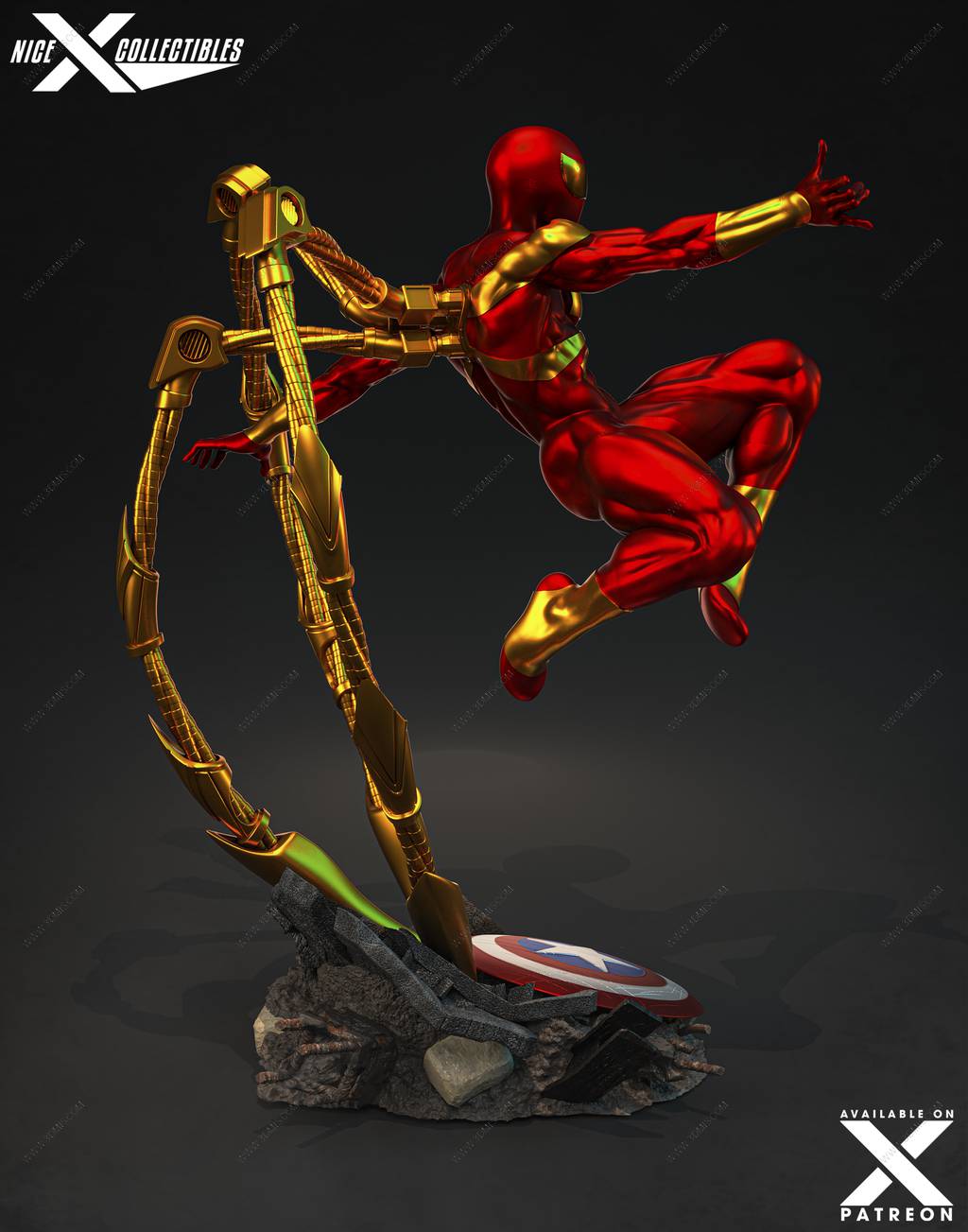 P站图纸印象馆 Nice X Collectibles 漫威 钢铁蜘蛛侠 Nice X Collectibles 漫威 钢铁蜘蛛侠