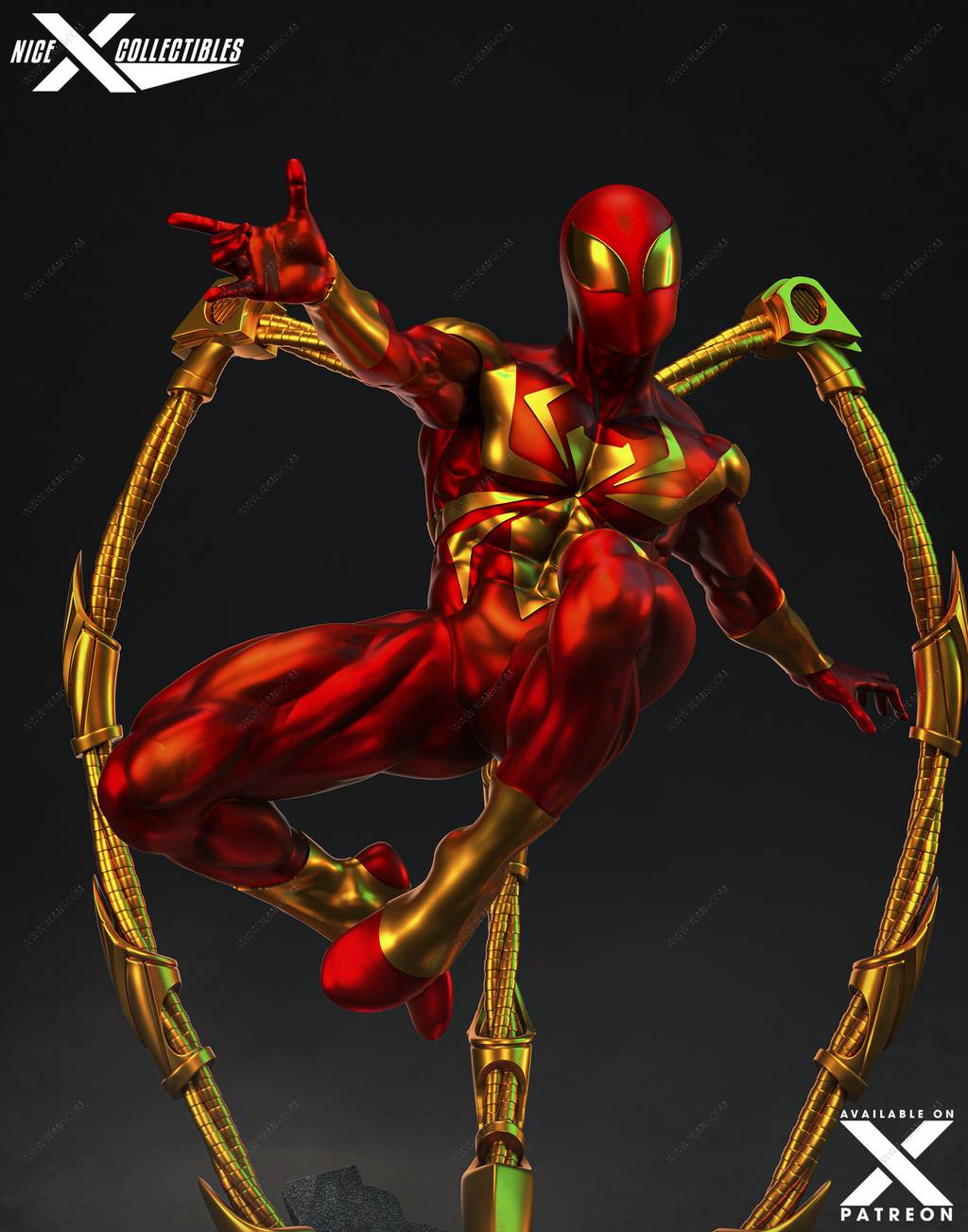 P站图纸印象馆 Nice X Collectibles 漫威 钢铁蜘蛛侠 Nice X Collectibles 漫威 钢铁蜘蛛侠