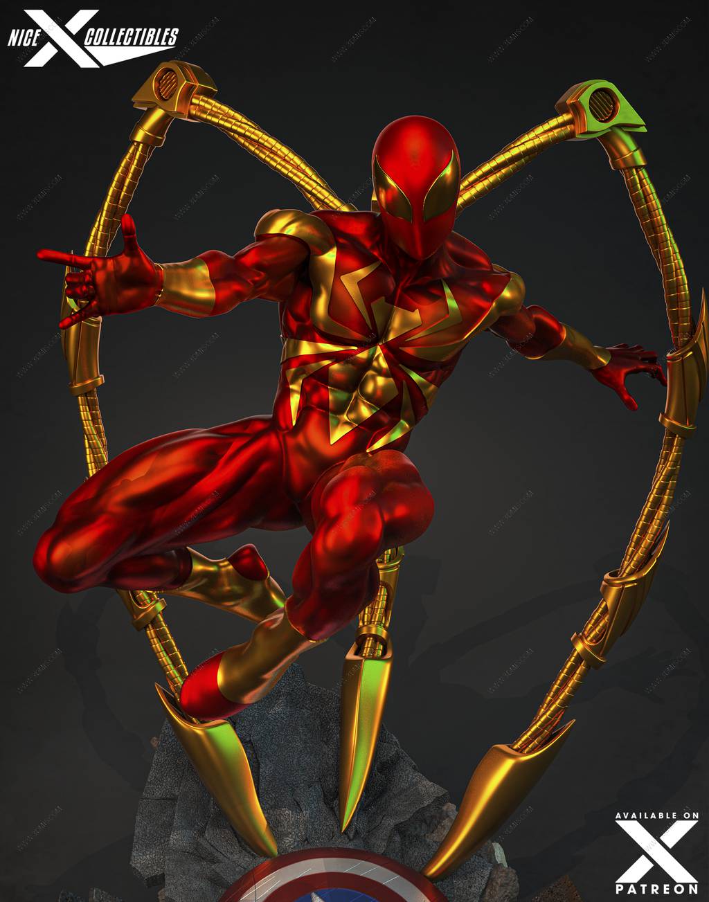 P站图纸印象馆 Nice X Collectibles 漫威 钢铁蜘蛛侠 Nice X Collectibles 漫威 钢铁蜘蛛侠