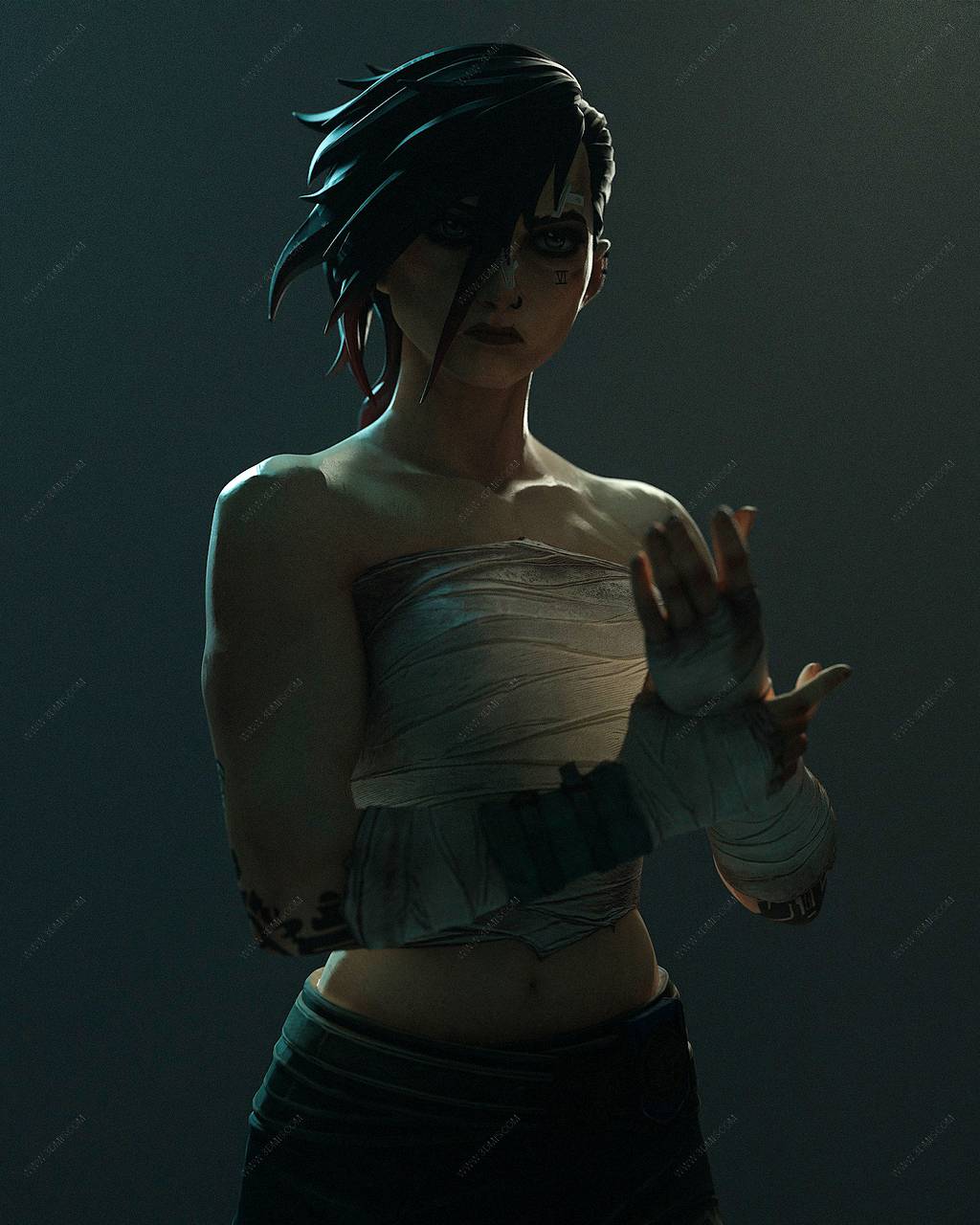 P站图纸印象馆 英雄联盟 双城之战 蔚 英雄联盟 双城之战 蔚