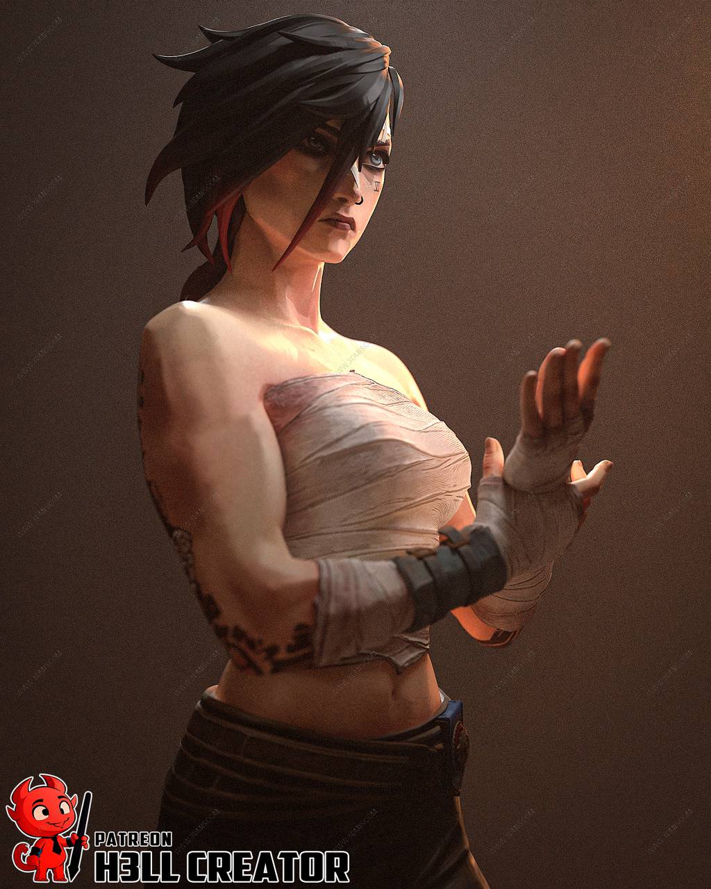 P站图纸印象馆 英雄联盟 双城之战 蔚 英雄联盟 双城之战 蔚