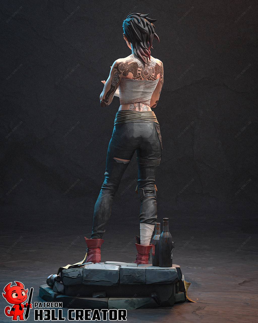 P站图纸印象馆 英雄联盟 双城之战 蔚 英雄联盟 双城之战 蔚