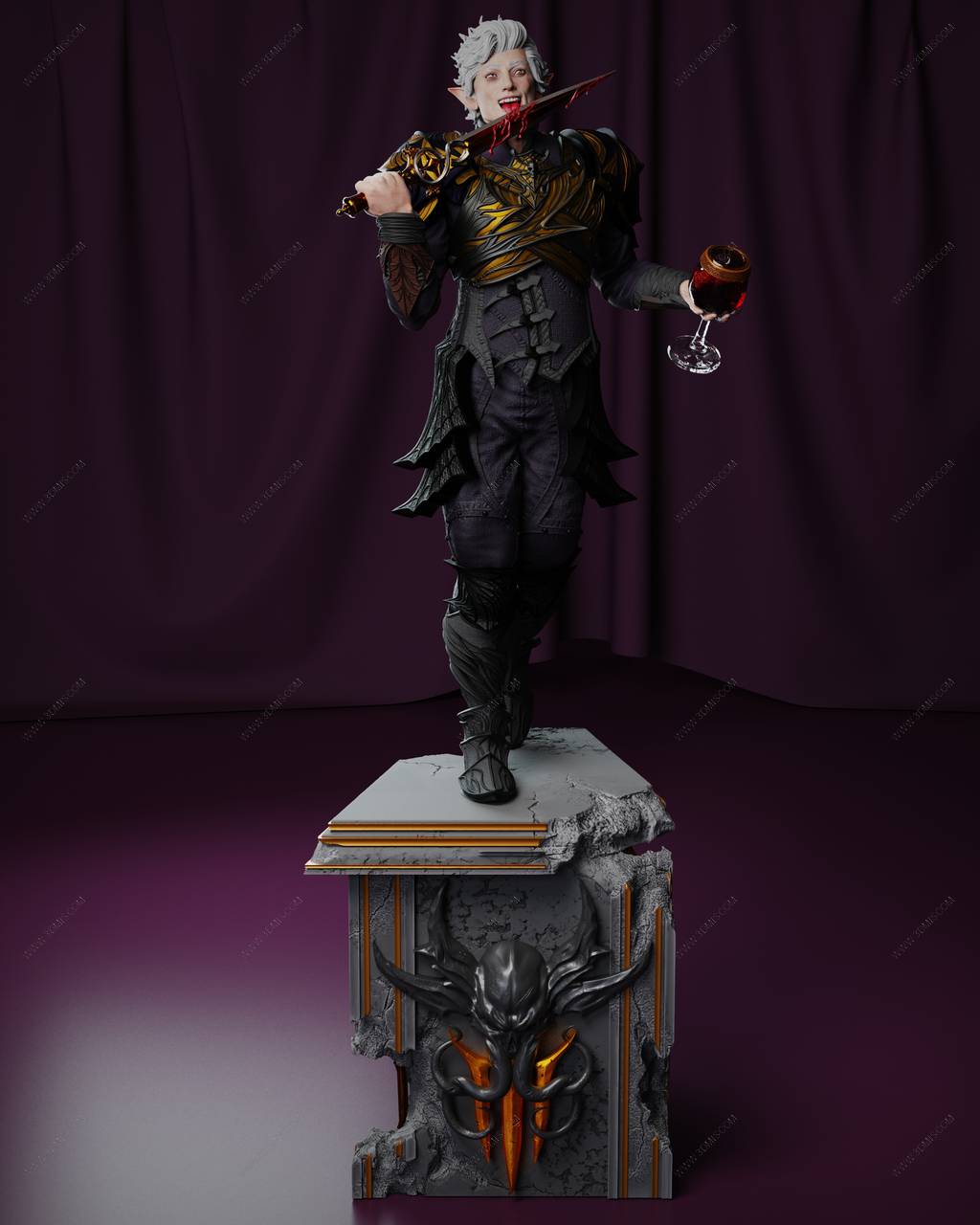 P站图纸印象馆 博德之门 阿斯代伦 博德之门 阿斯代伦