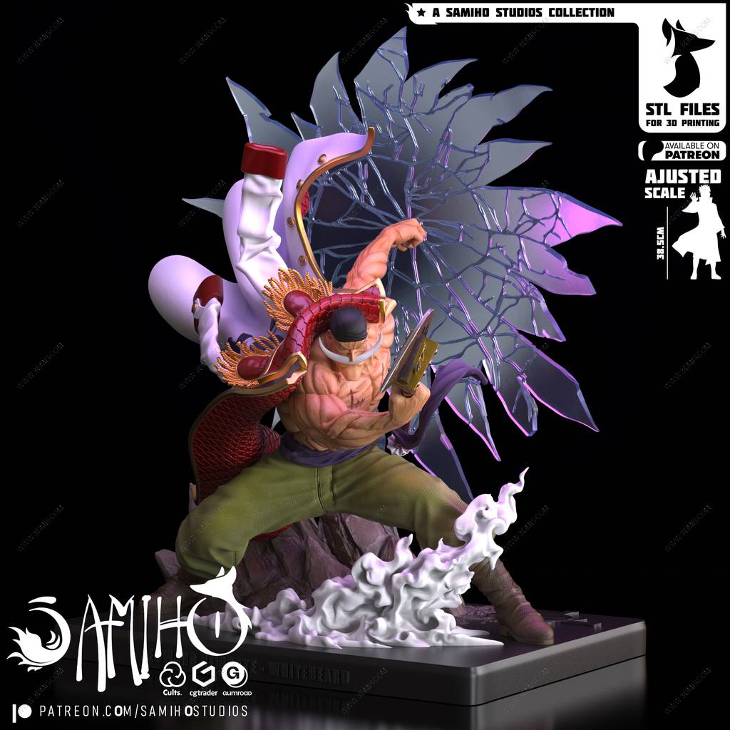 P站图纸印象馆 Samiho 海贼王 白胡子 Samiho 海贼王 白胡子