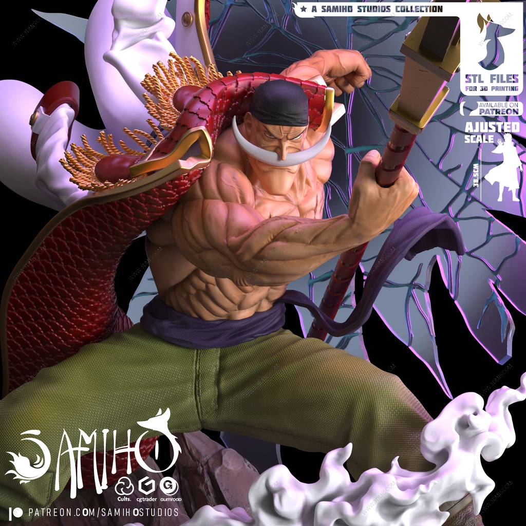 P站图纸印象馆 Samiho 海贼王 白胡子 Samiho 海贼王 白胡子