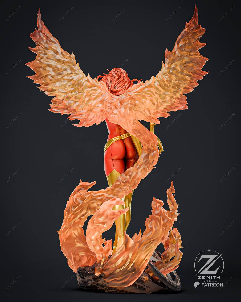 P站图纸印象馆 ZEZ STUDIOS 漫威 凤凰女 ZEZ STUDIOS 漫威 凤凰女