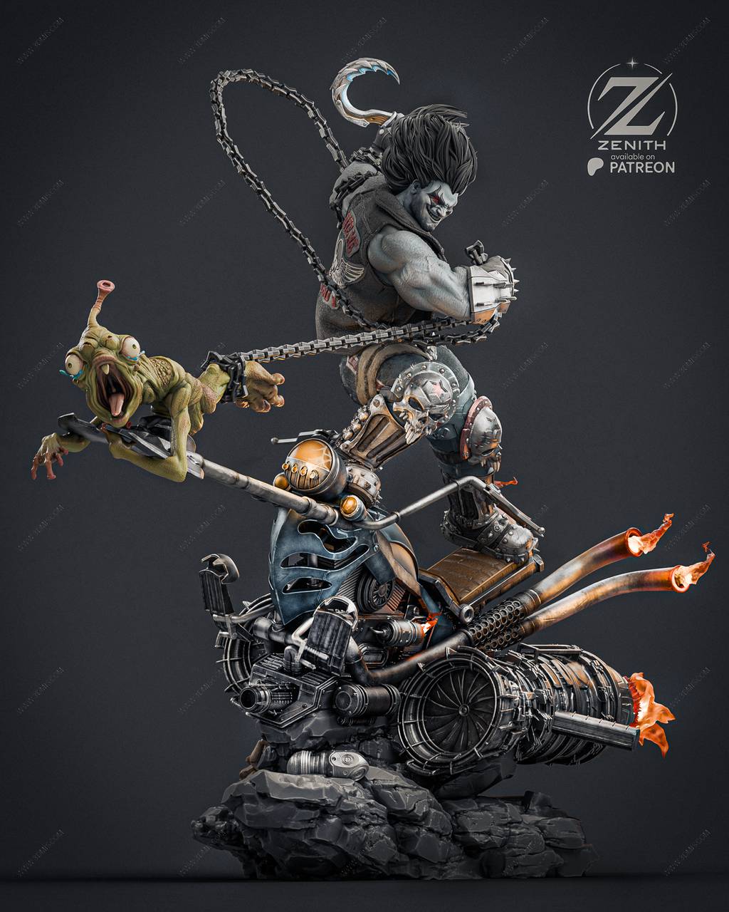 P站图纸印象馆 ZEZ STUDIOS DC漫画 暴狼 罗伯 ZEZ STUDIOS DC漫画 暴狼 罗伯