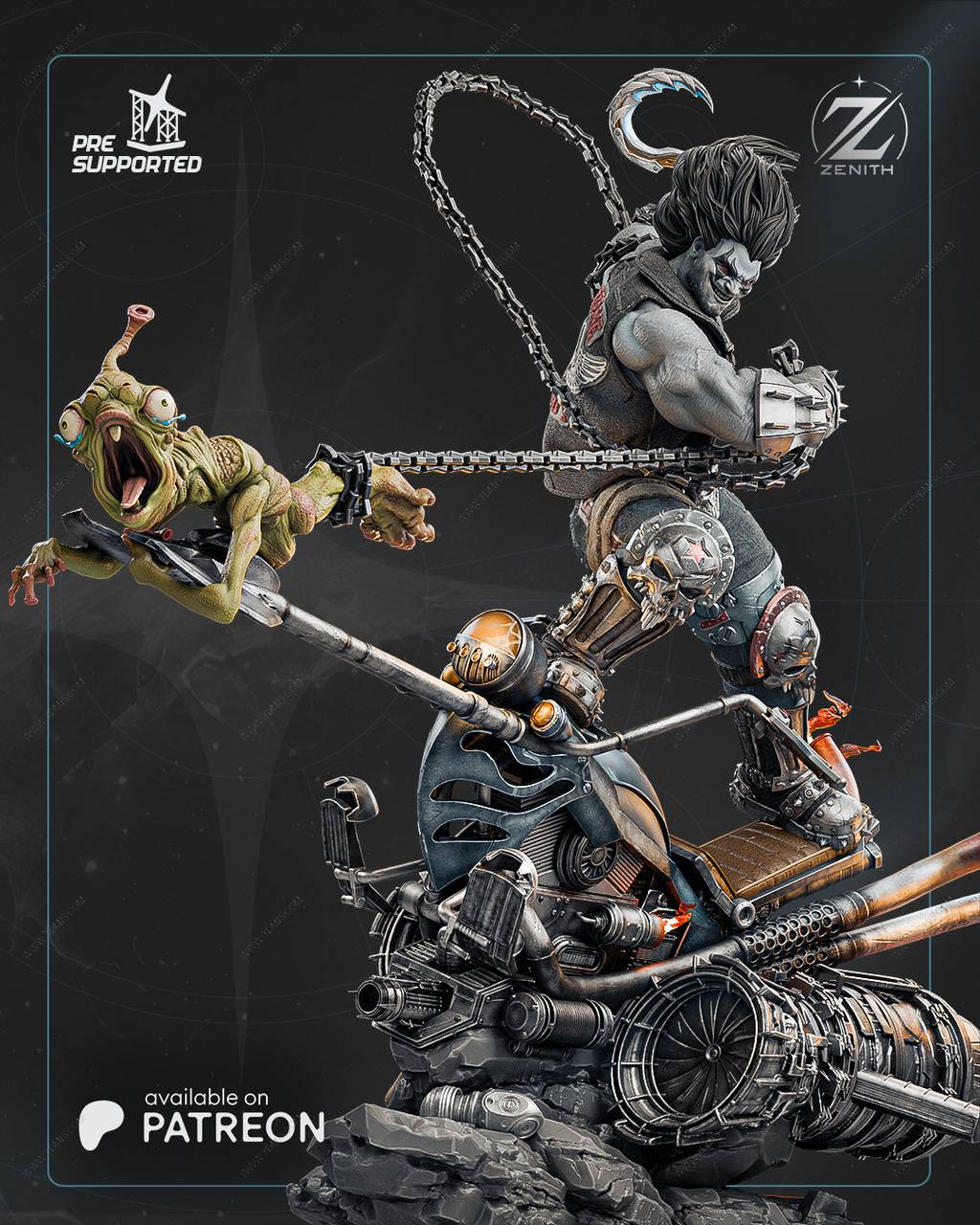 P站图纸印象馆 ZEZ STUDIOS DC漫画 暴狼 罗伯 ZEZ STUDIOS DC漫画 暴狼 罗伯