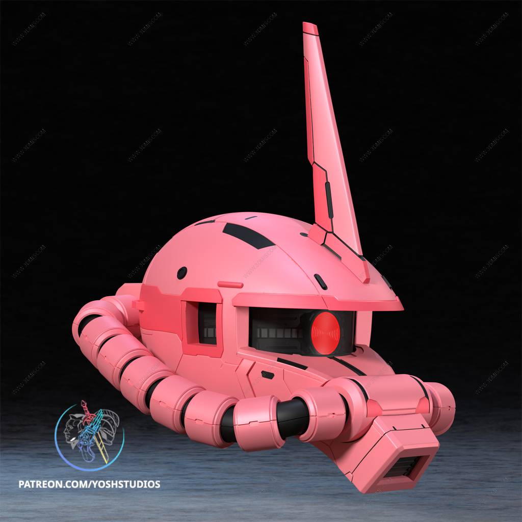 P站图纸印象馆 Yosh 机动战士高达 扎古的头盔 Yosh 机动战士高达 扎古的头盔