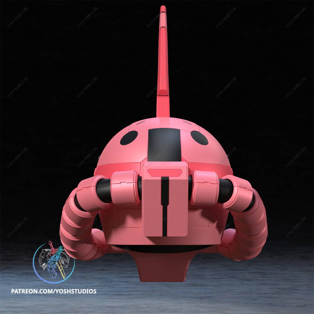 P站图纸印象馆 Yosh 机动战士高达 扎古的头盔 Yosh 机动战士高达 扎古的头盔